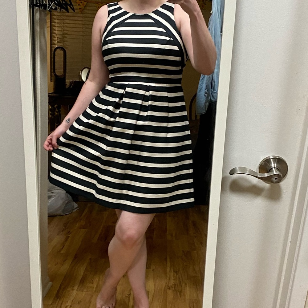 Eliza j striped dress